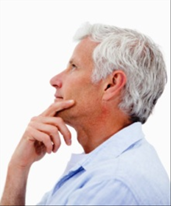 man wondering